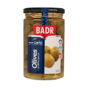 زیتون شور دانه درشت سوپر ویژه بدر ( 650گرم)