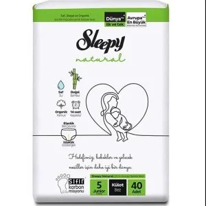 پوشک بچه چسبی اسلیپی SLEEPY سایز 5 بسته 40 عددی