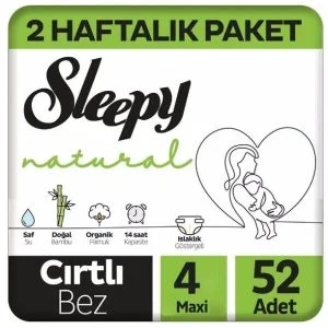 پوشک بچه چسبی اسلیپی سایز 4 بسته 52 عددی